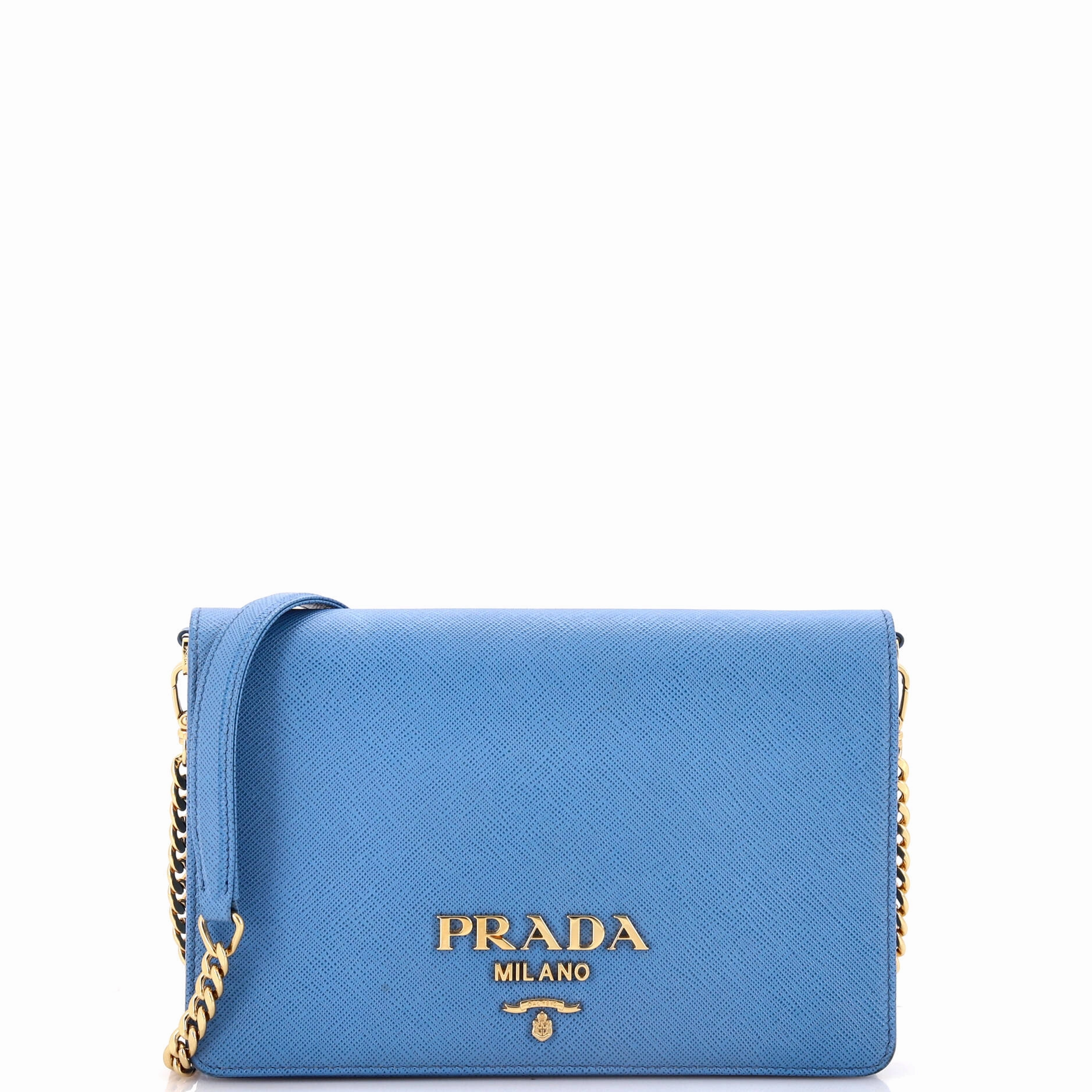 Chain Wallet Crossbody Saffiano Leather