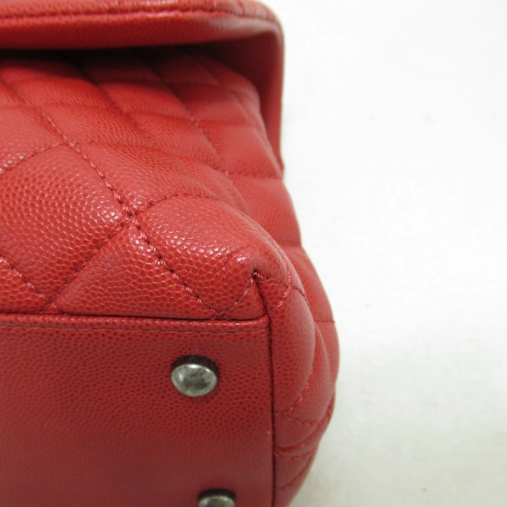 CHANEL 2wayShoulder Bag Red Calfskin [cowhide] A92991