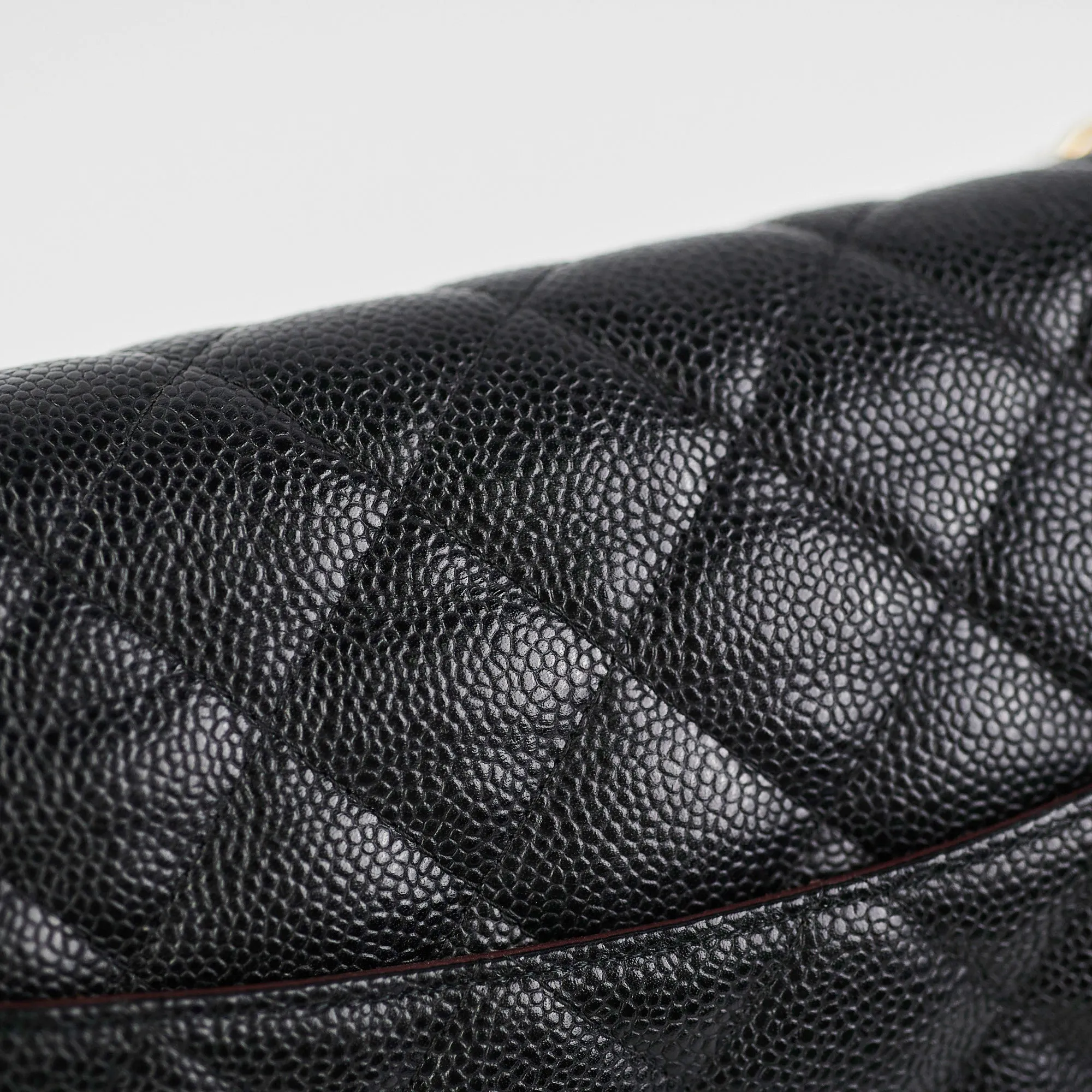 Chanel Classic Flap Jumbo Caviar Black Shoulder Bag