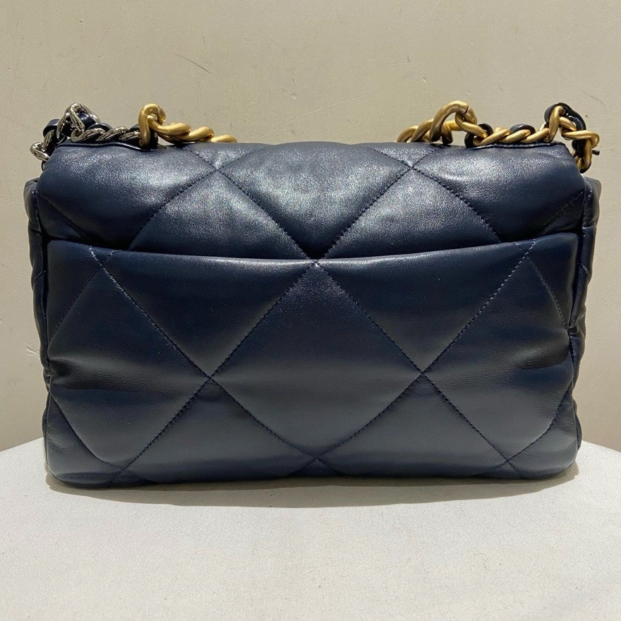 Chanel 19 Bag Dark Blue Preloved Crossbody/Shoulder Bag