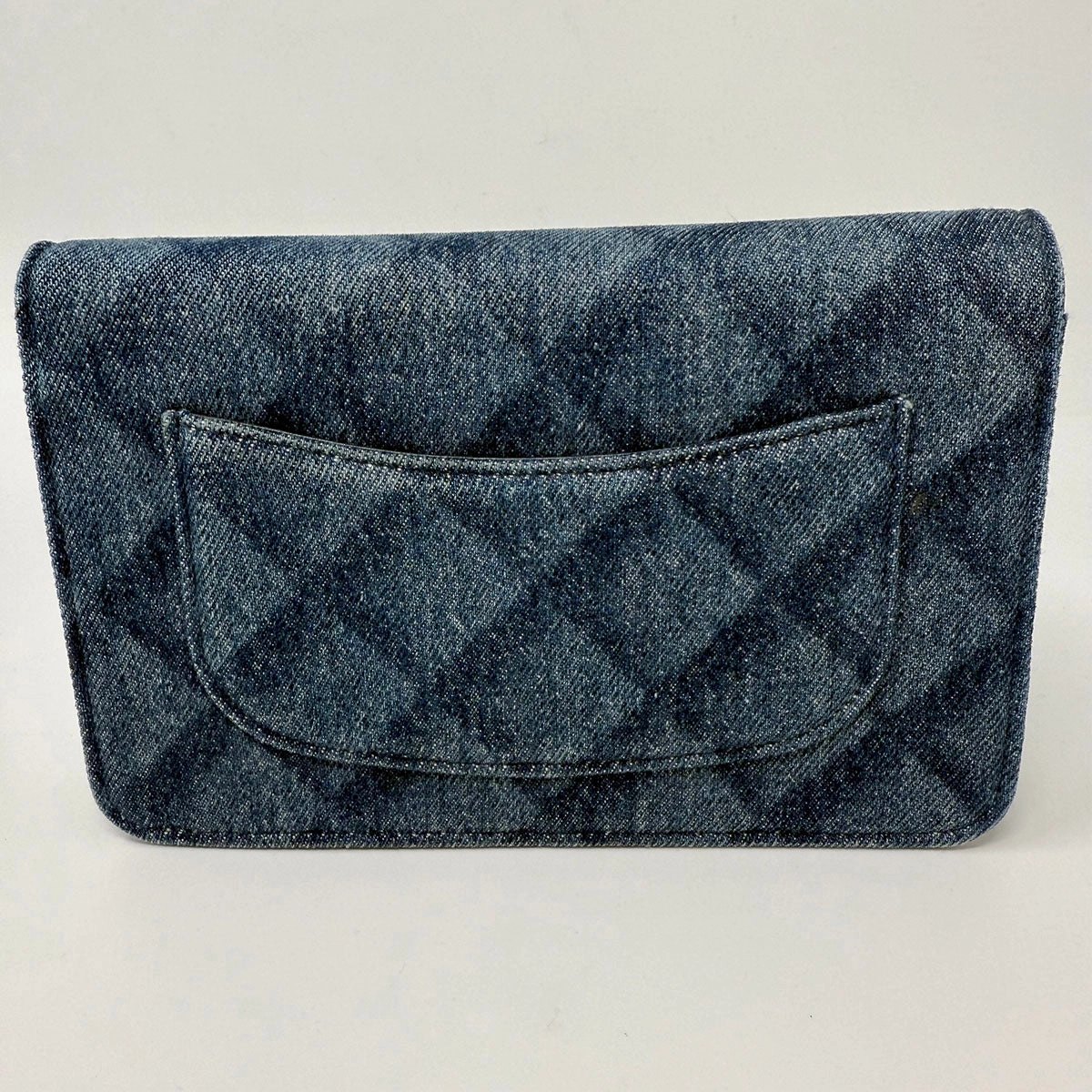 Chanel 2021 Denim Wallet on Chain