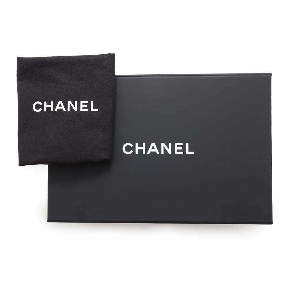 CHANEL CHANEL22 Shoulder Bag Turquise BlueAS3980 Shiny Calf Leather Size Mini