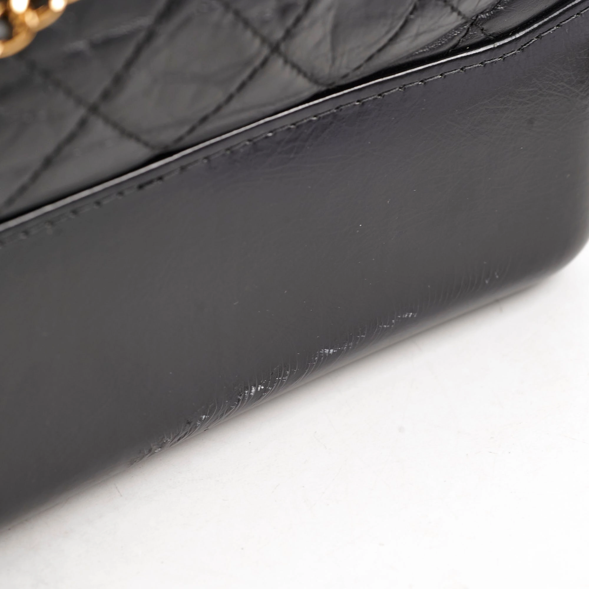 Chanel Gabriel Medium Hobo Calfskin Black