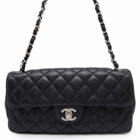 CHANEL Matelasse ChainShoulder Black Caviar Leather