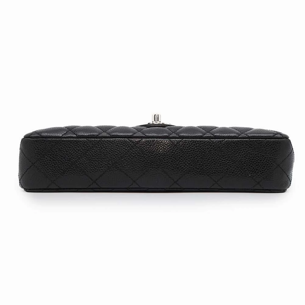 CHANEL Matelasse ChainShoulder Black Caviar Leather
