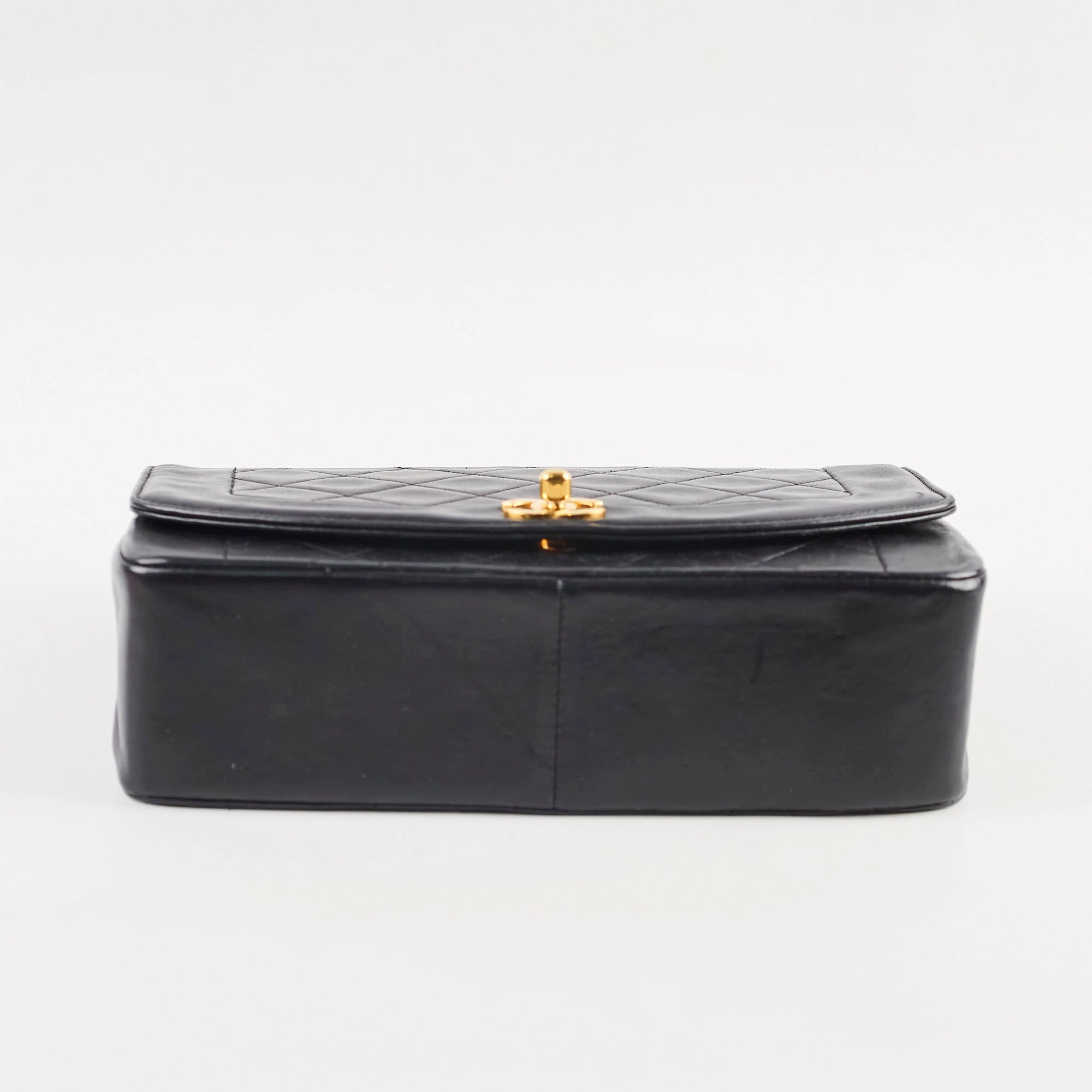 Chanel Medium Diana Bag Black Lambskin