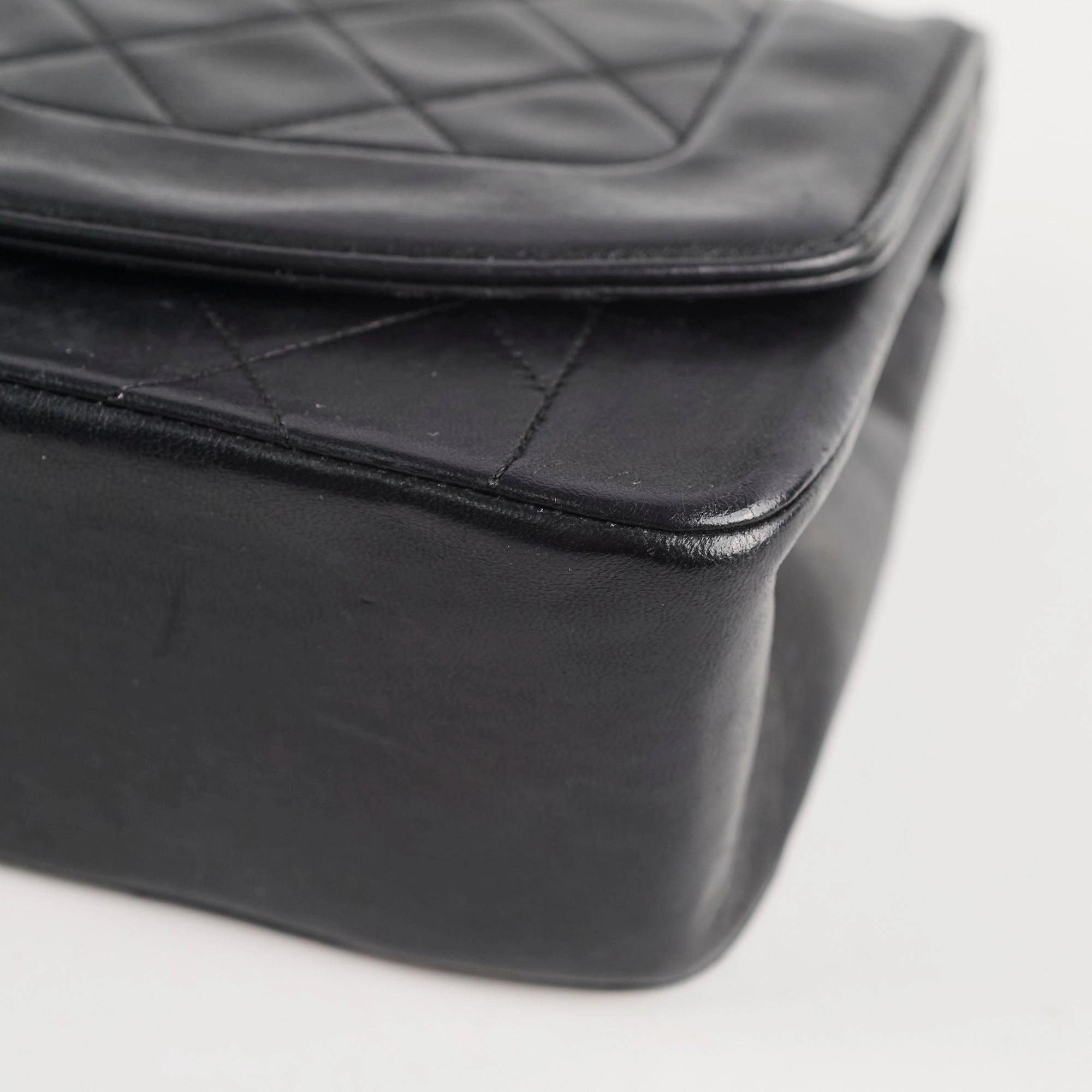 Chanel Medium Diana Bag Black Lambskin