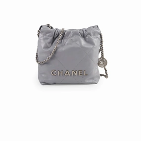 Chanel Mini 22 Grey (microchip)