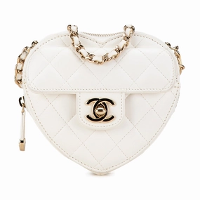 Chanel Mini Lambskin CC in Love Heart Crossbody (21326)