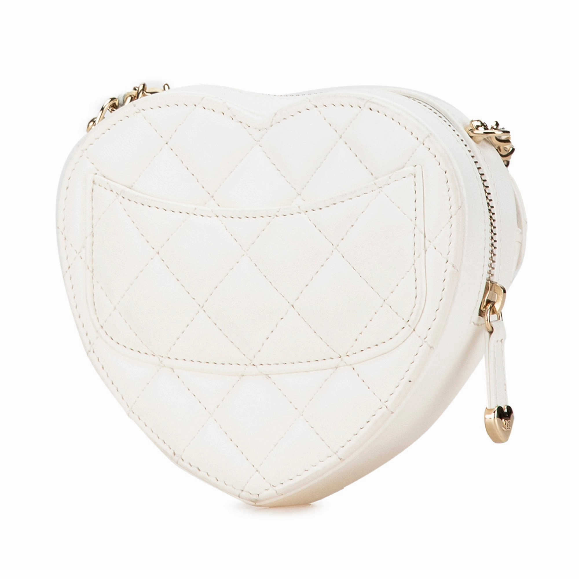 Chanel Mini Lambskin CC in Love Heart Crossbody (21326)
