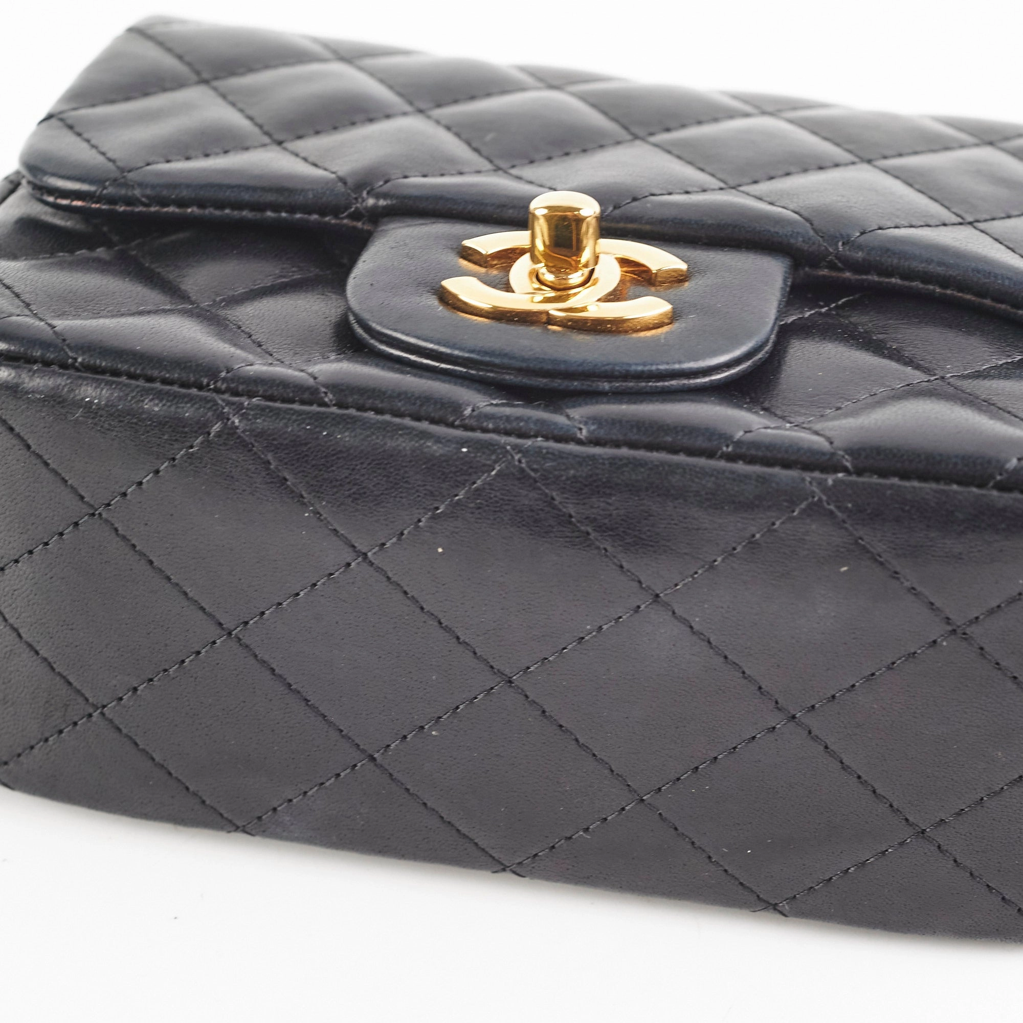 Chanel Mini Square Flap Black