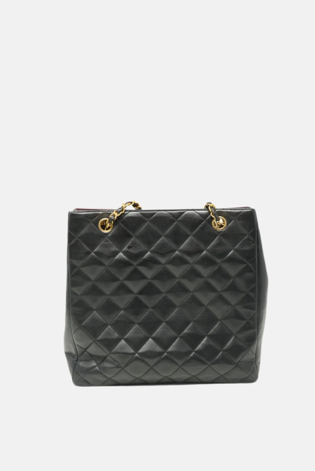 CHANEL Paris Edition Shoulder Bag Black Lambskin 1994-1996