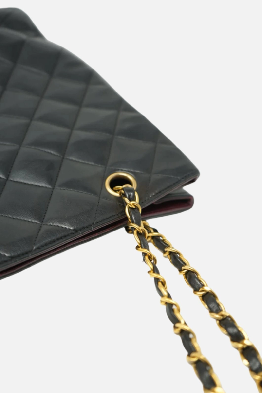 CHANEL Paris Edition Shoulder Bag Black Lambskin 1994-1996