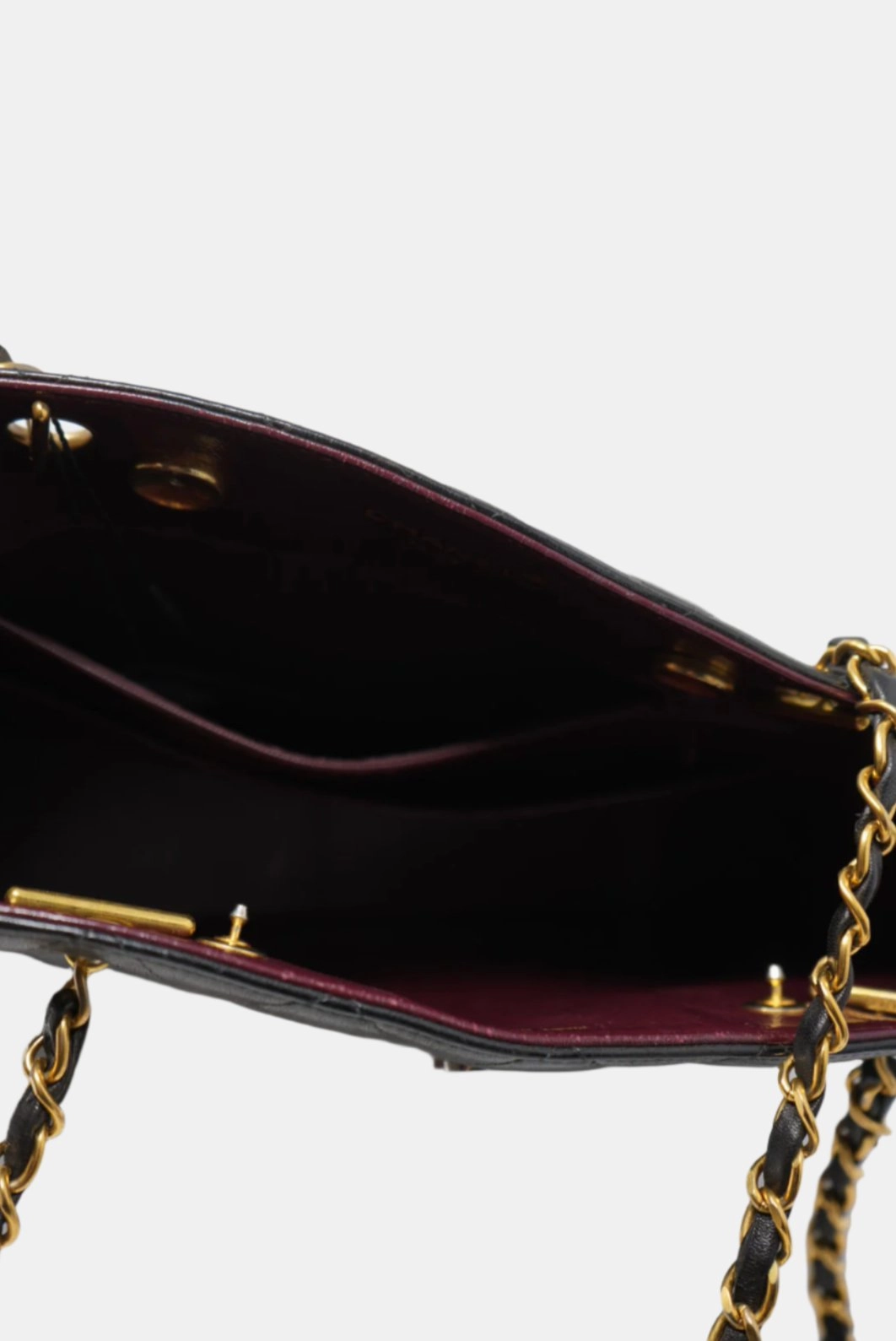 CHANEL Paris Edition Shoulder Bag Black Lambskin 1994-1996
