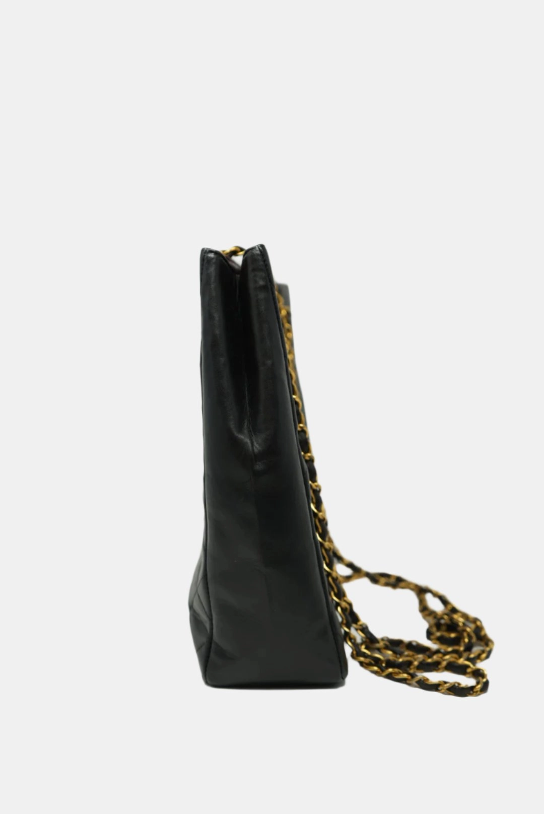 CHANEL Paris Edition Shoulder Bag Black Lambskin 1994-1996