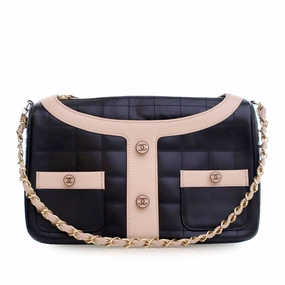 Chanel Quilted Calfskin Mademoiselle Jacket Shoulder Bag (21216)