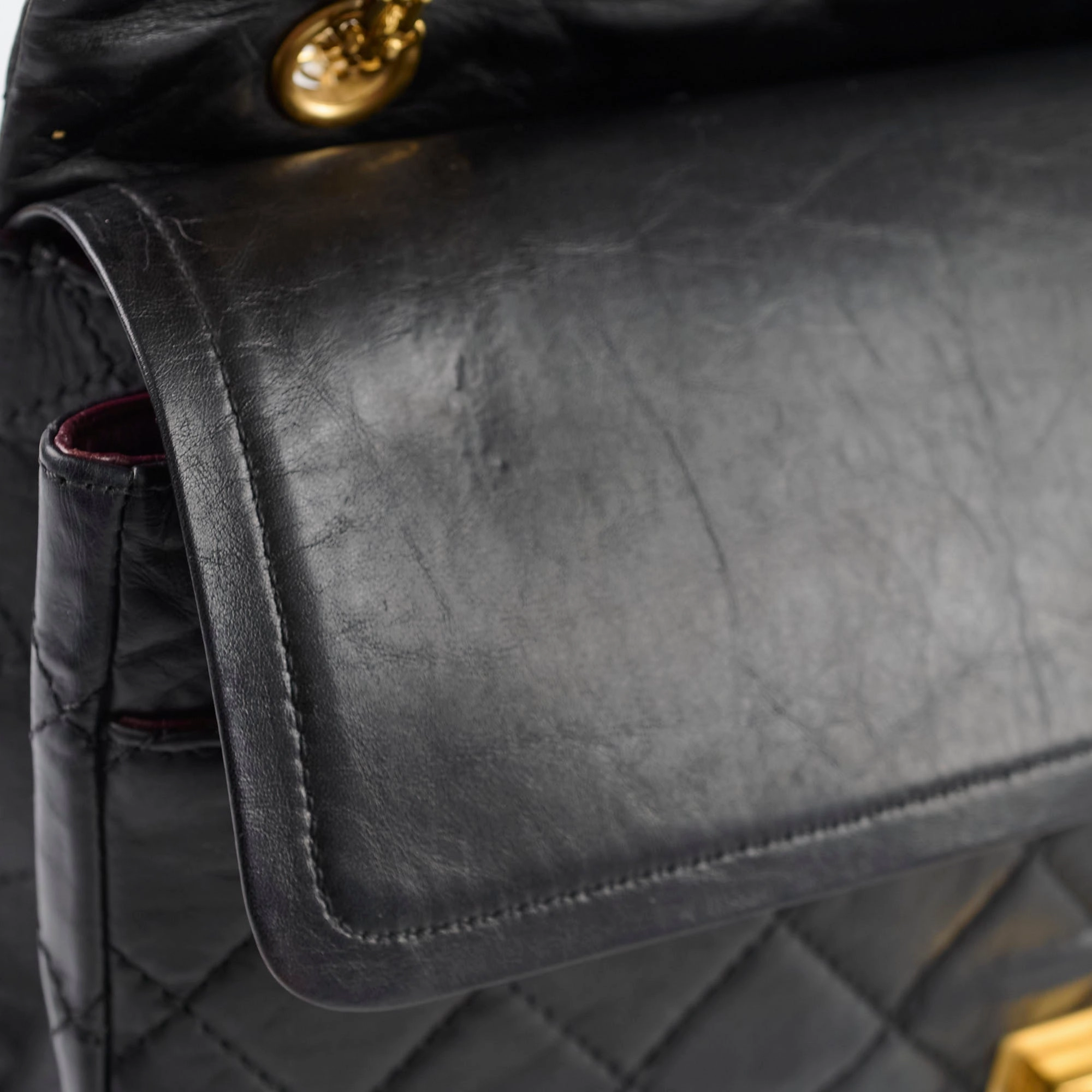 Chanel Reissue 227 Quilted Flap Black