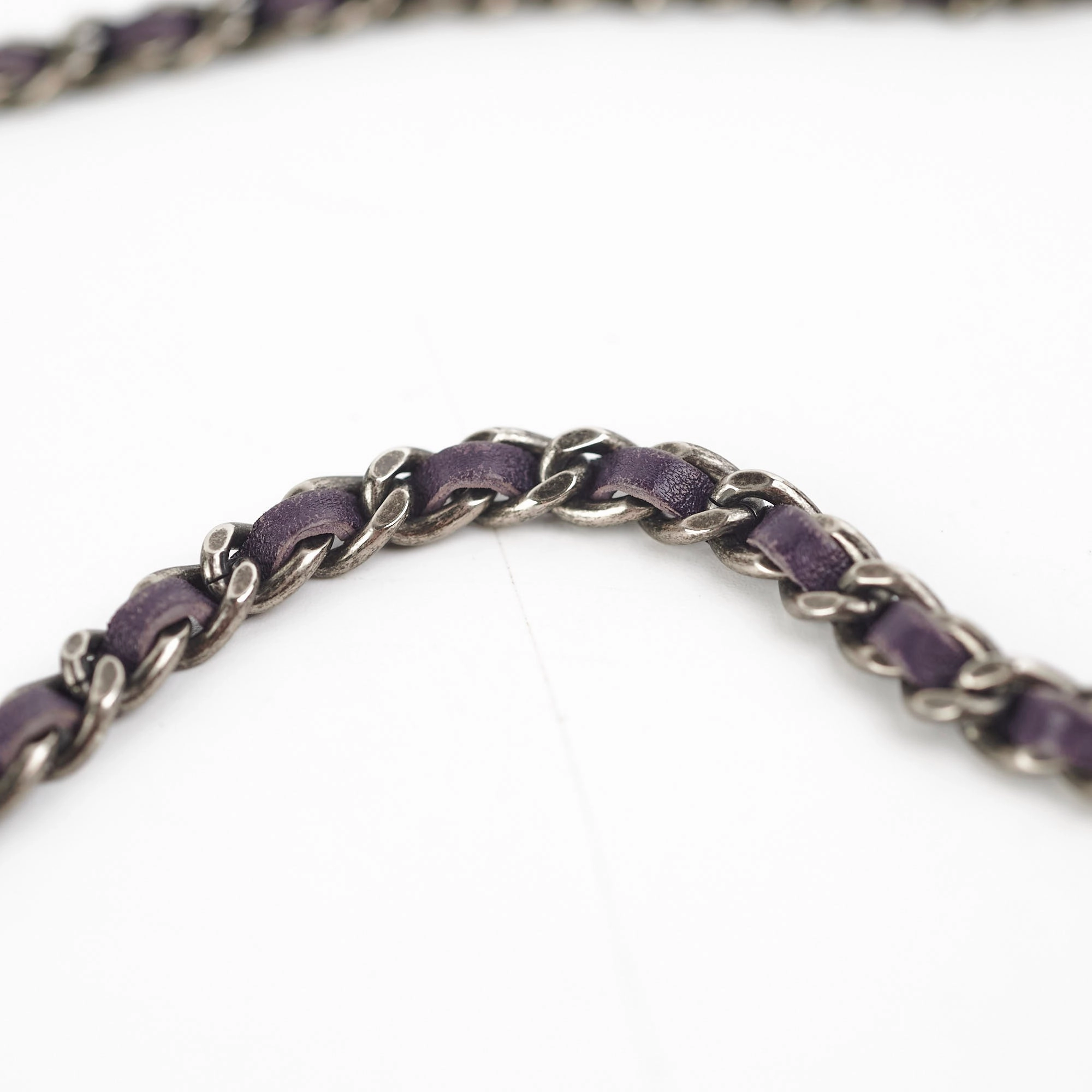 Chanel Reissue Patent Wallet On Chain WOC Purple