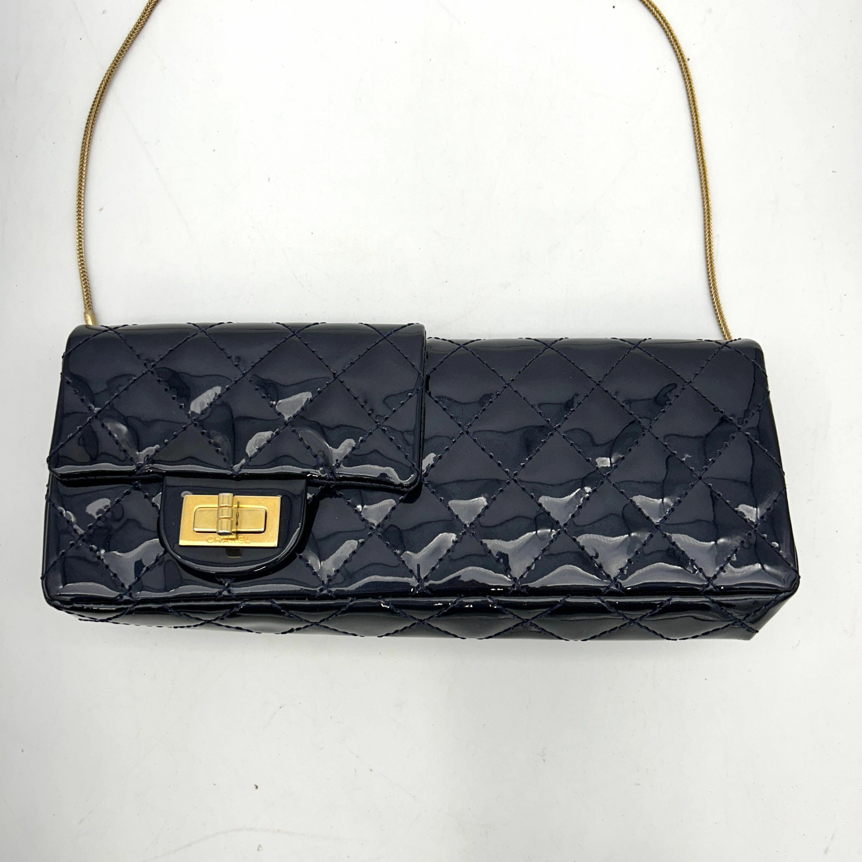Chanel Reversible Reissue Double Flap Bag - Blue Shoulder Bags, Handbags CNbwz1212