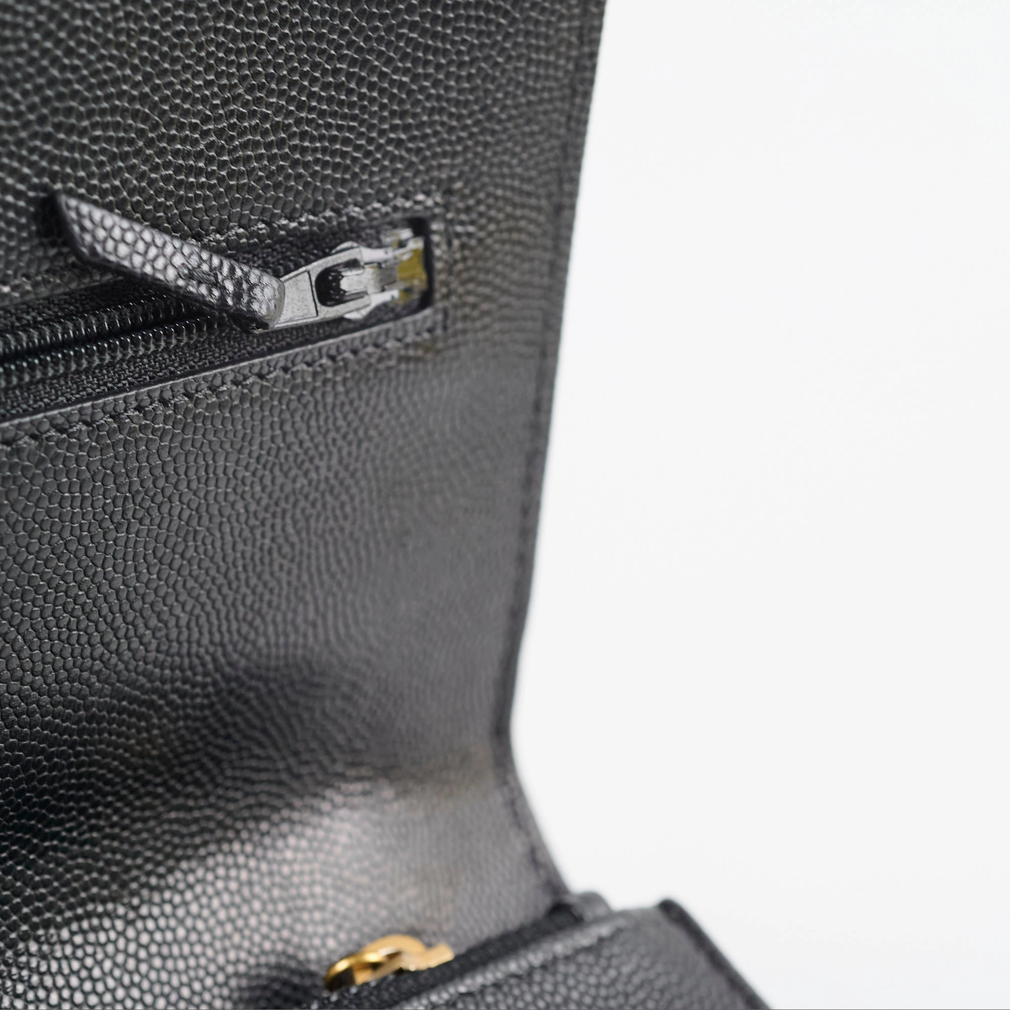 Chanel Seasonal Top Handle Wallet On Chain Caviar Black 2022