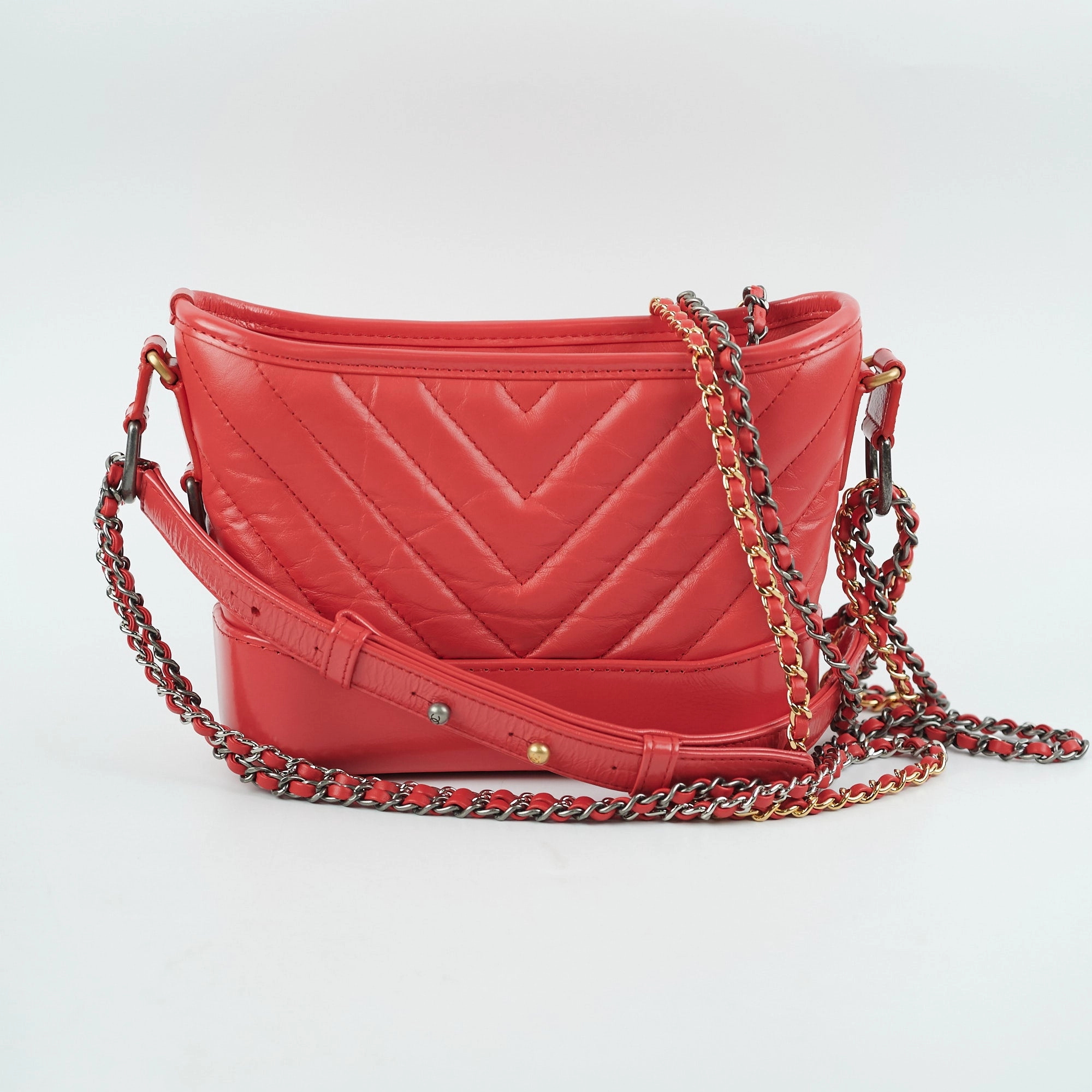 Chanel Small Gabrielle Red