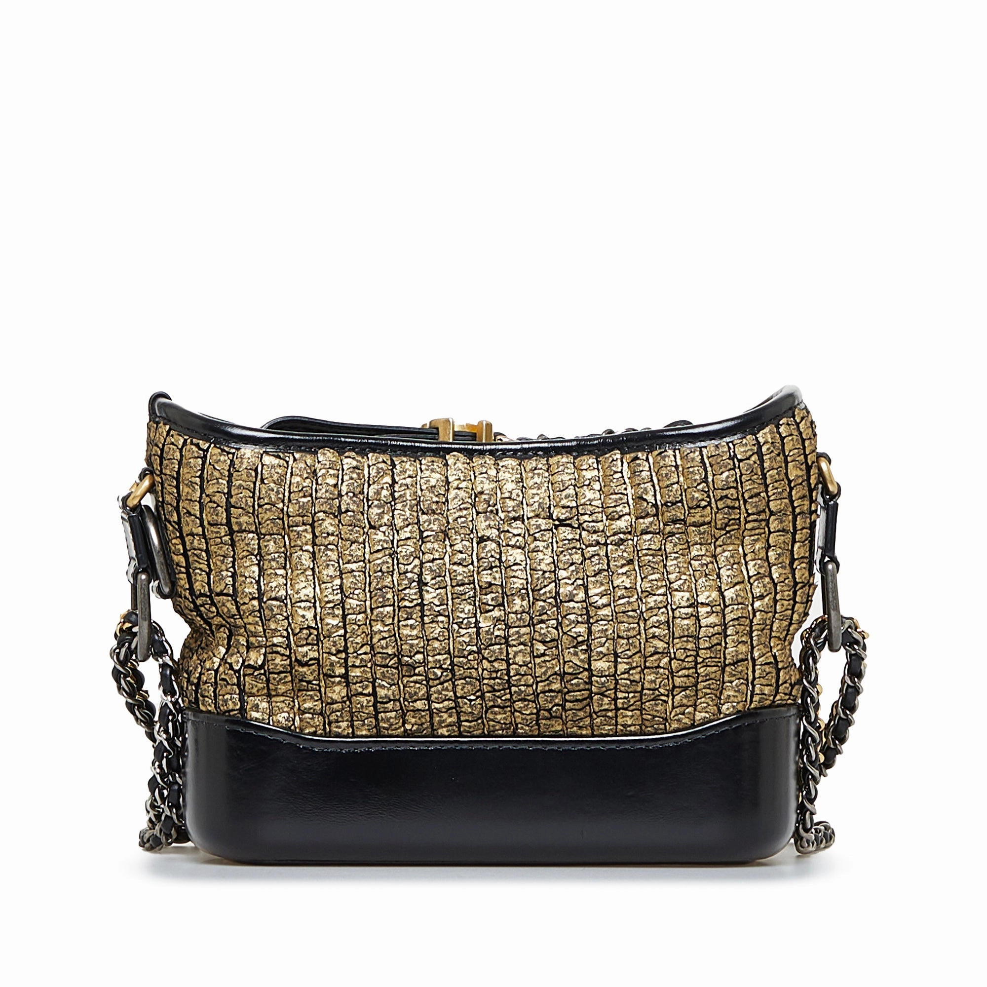 Chanel Small Painted Knit Gabrielle Crossbody Bag (20938)
