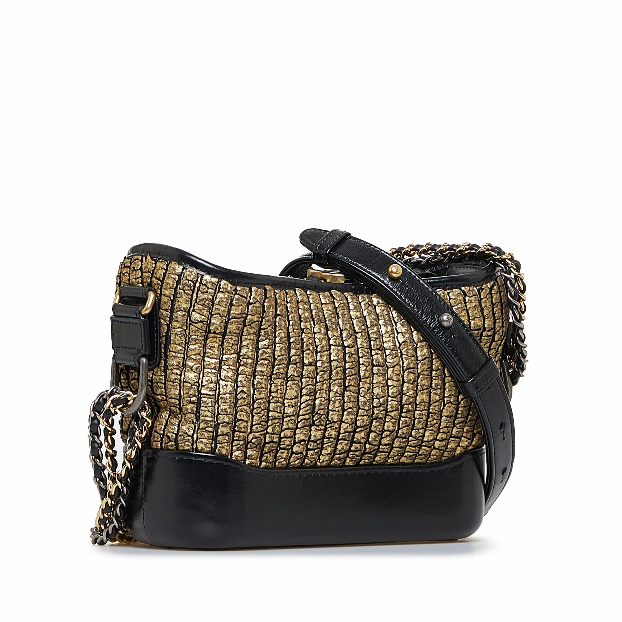 Chanel Small Painted Knit Gabrielle Crossbody Bag (20938)