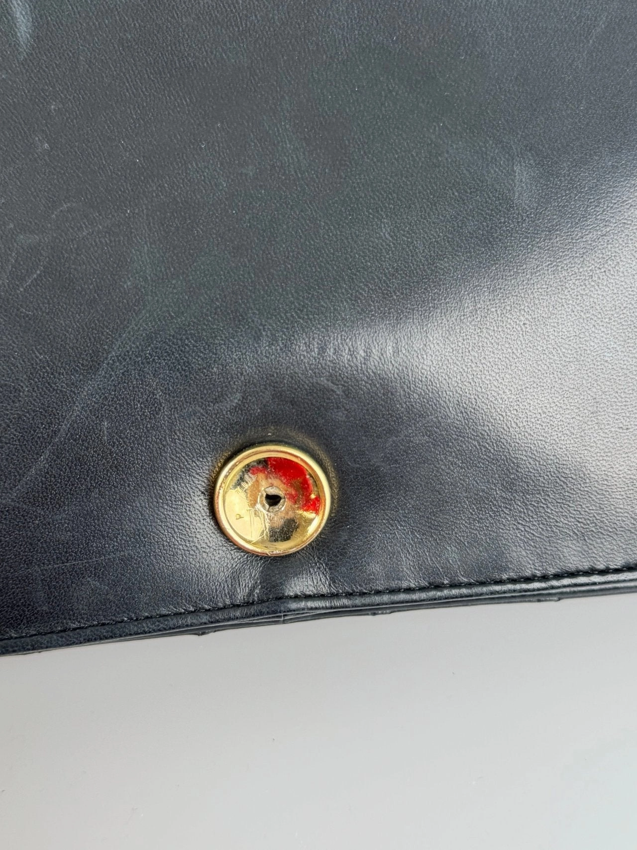 Chanel vintage Matelass Lambskin Shoulder Bag in Black with 24 k gold hardware