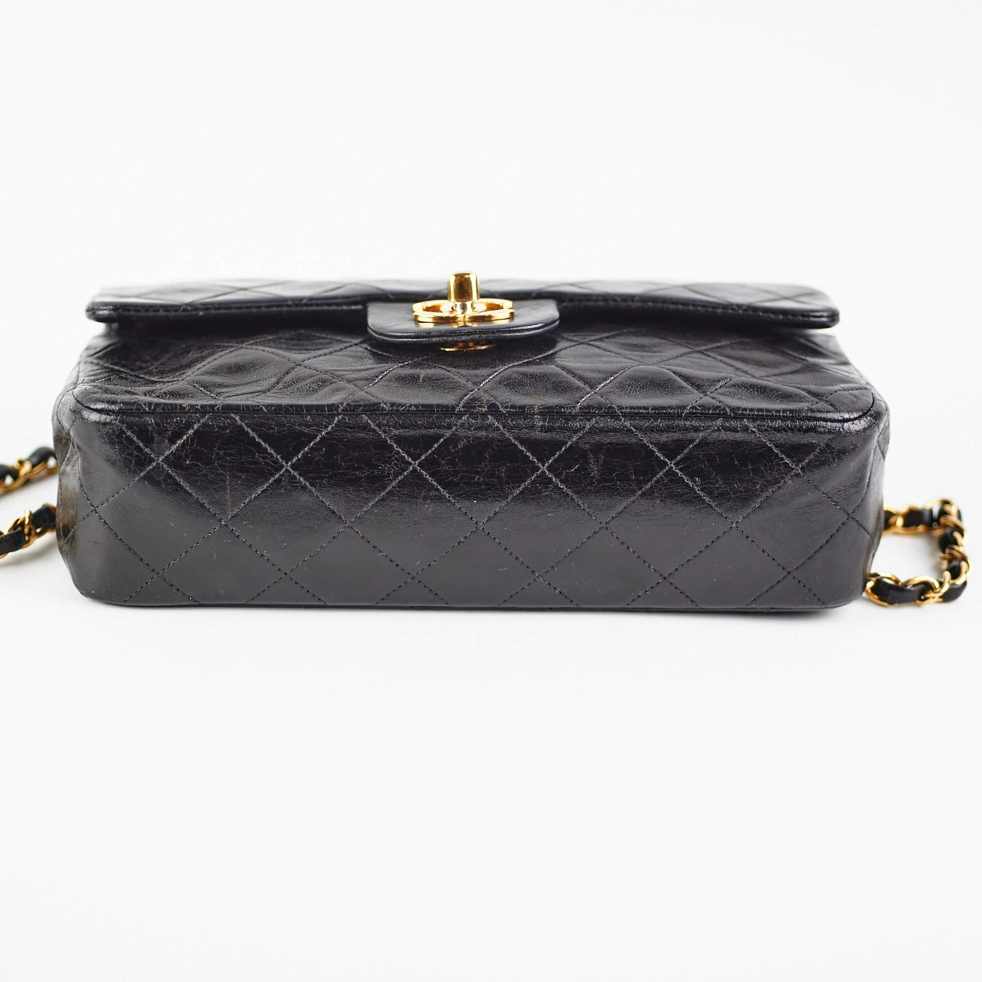 Chanel Vintage Small Classic Flap Lambskin Black - Series 2