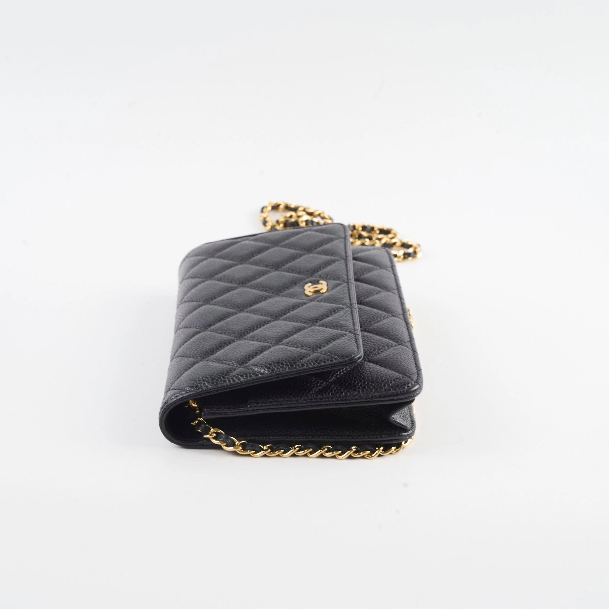 Chanel Wallet On Chain WOC Caviar Black