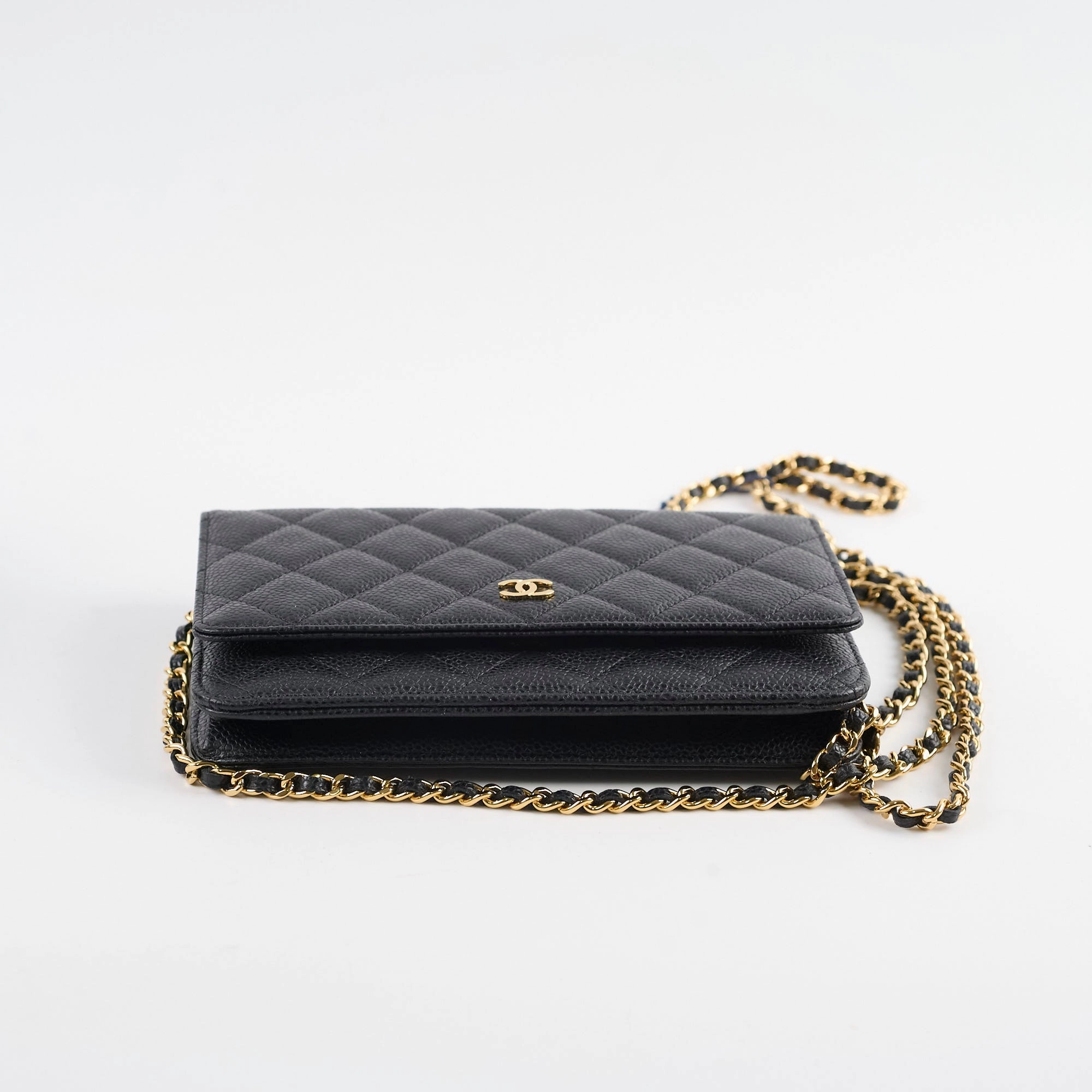 Chanel Wallet On Chain WOC Caviar Black GHW