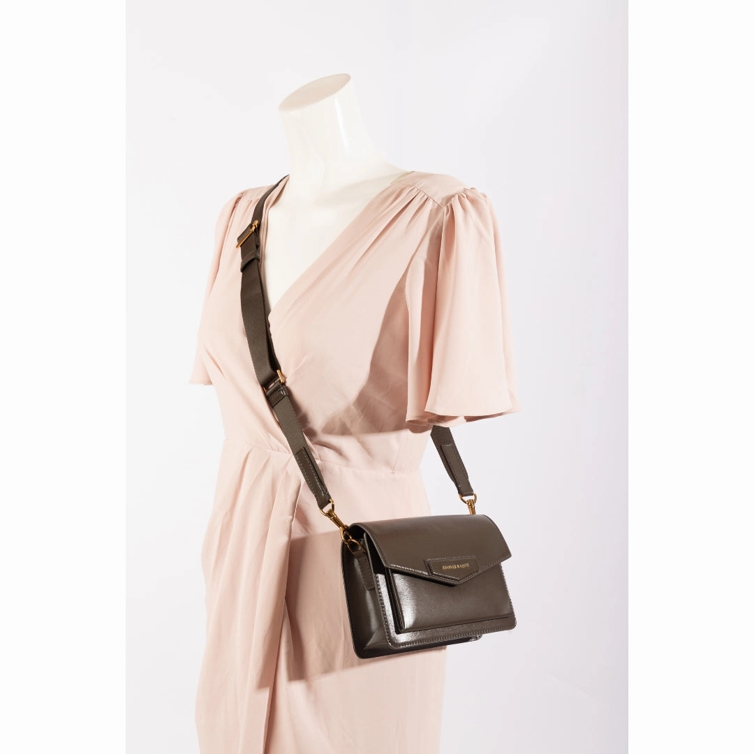 Charles & Keith Adelie Envelope Crossbody Bag