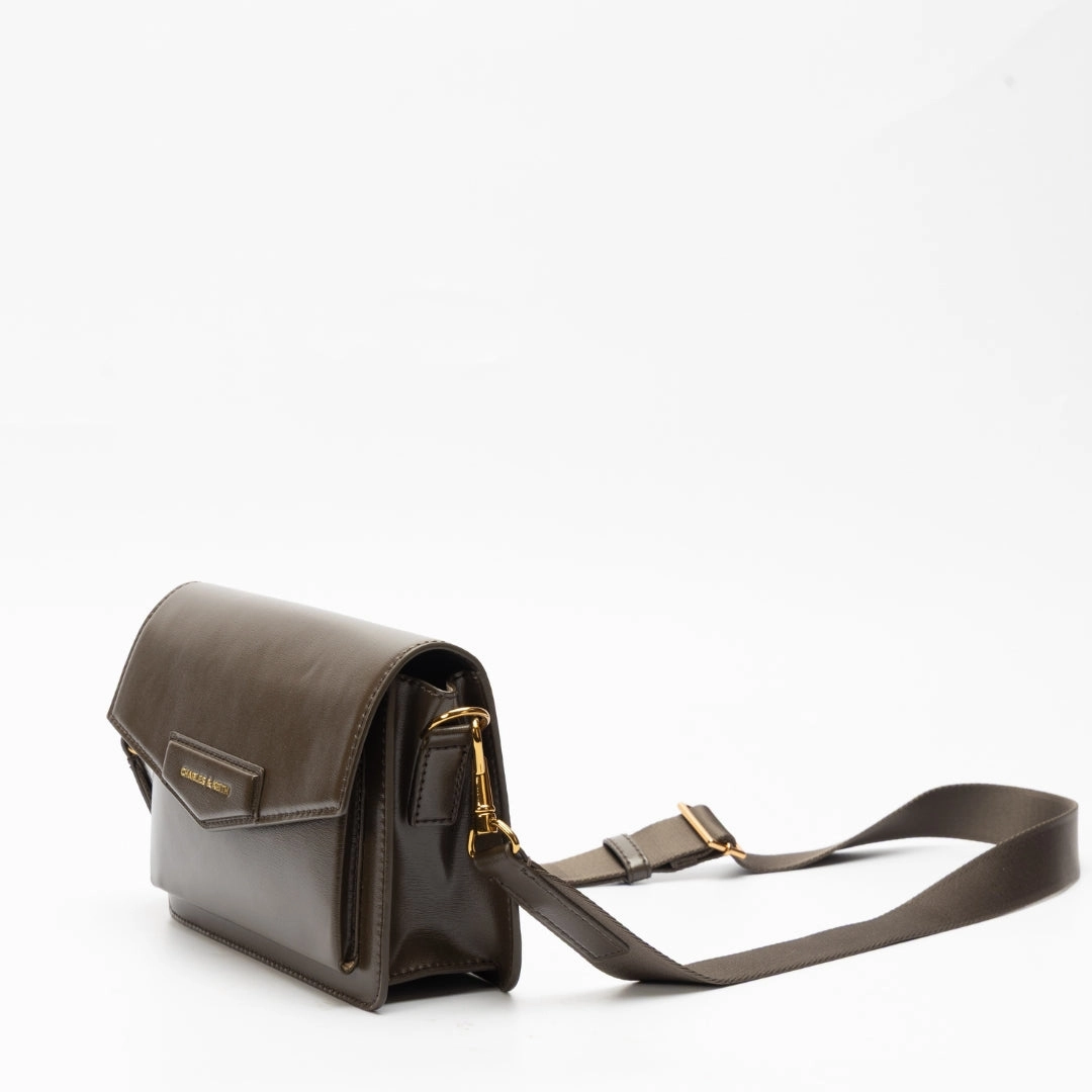 Charles & Keith Adelie Envelope Crossbody Bag
