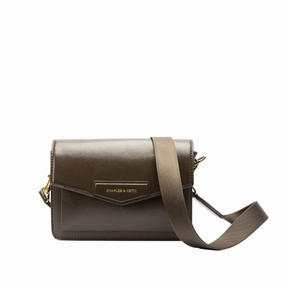 Charles & Keith Adelie Envelope Crossbody Bag