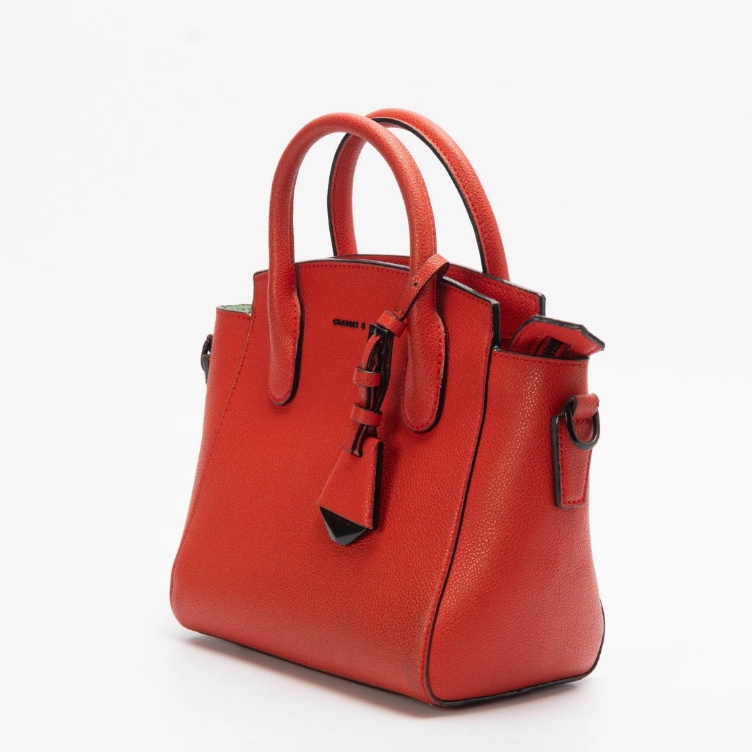 Charles & Keith Classic Double Top Handle Crossbody Bag