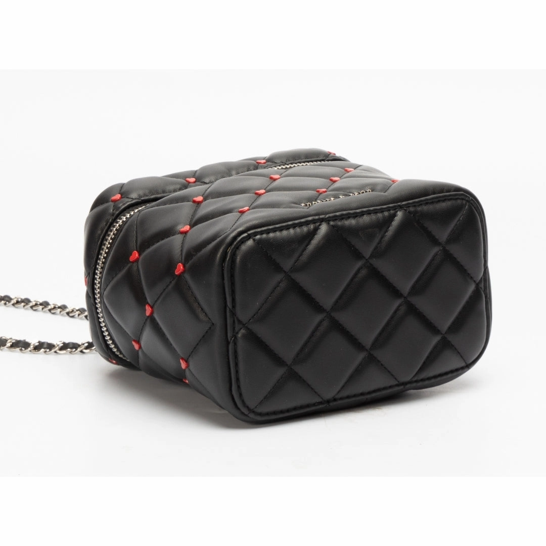 Charles & Keith Nezu Quilted Heart Crossbody Bag