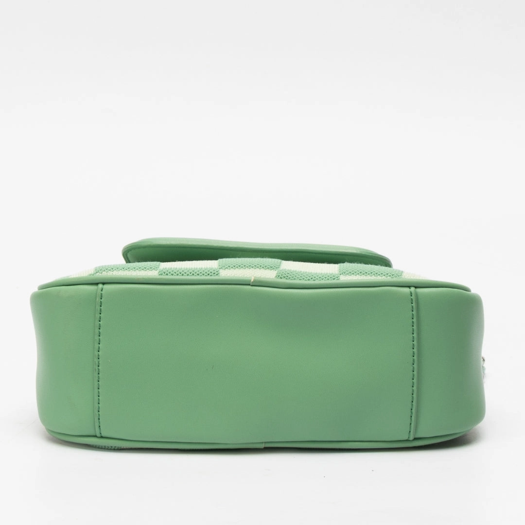 Charles & Keith Shiloh Checkerboard Top Handle Bag