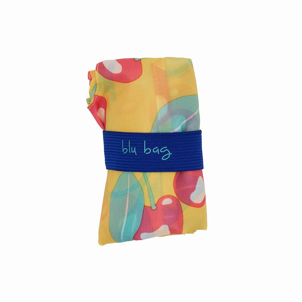 Cherries blu Reusable Shopping Bag-Machine washable