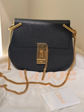 Chloe Black Pig Chain Bag - Preloved Designer Shoulder Bag