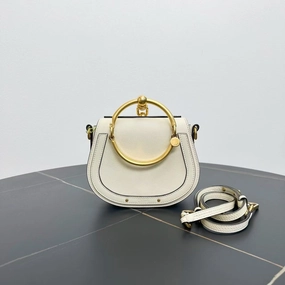 Chloe Nile Bag Small White Shoulder Bag