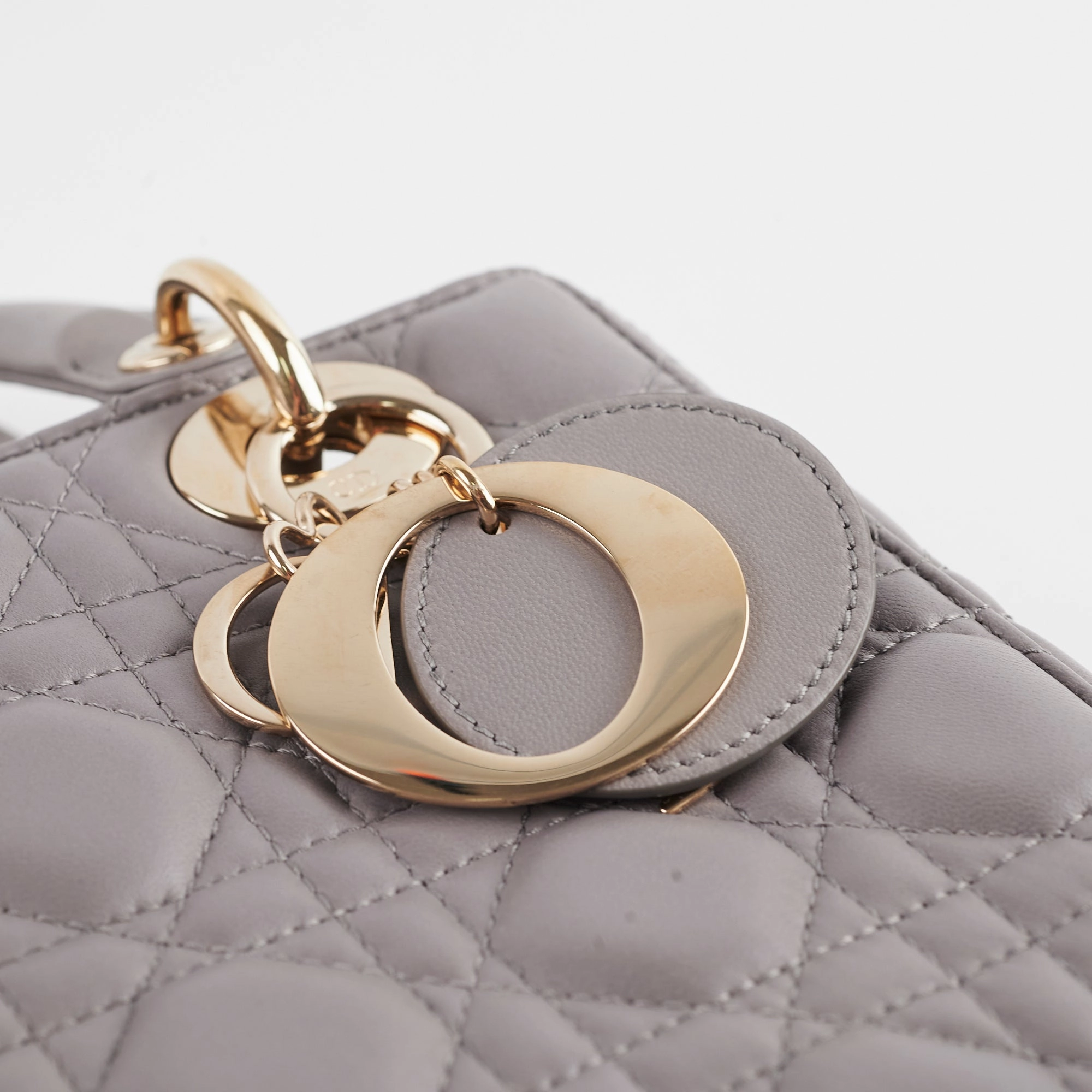 Christian Dior Small Lady Dior ABC Grey