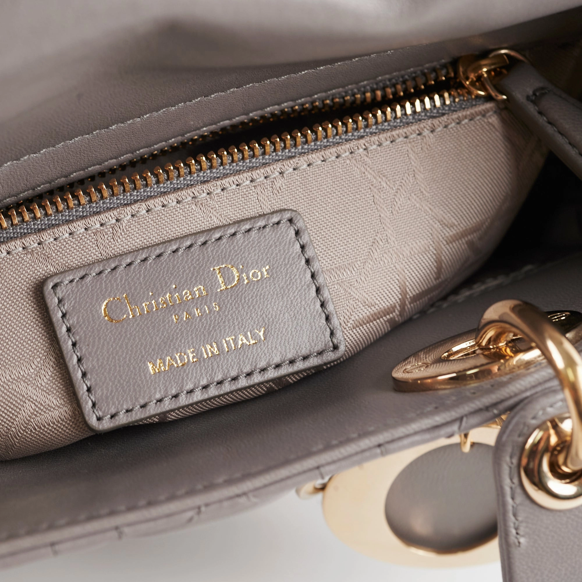 Christian Dior Small Lady Dior ABC Grey