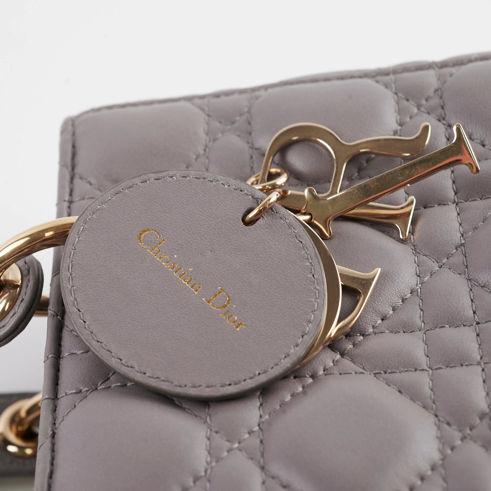Christian Dior Small Lady Dior ABC Grey
