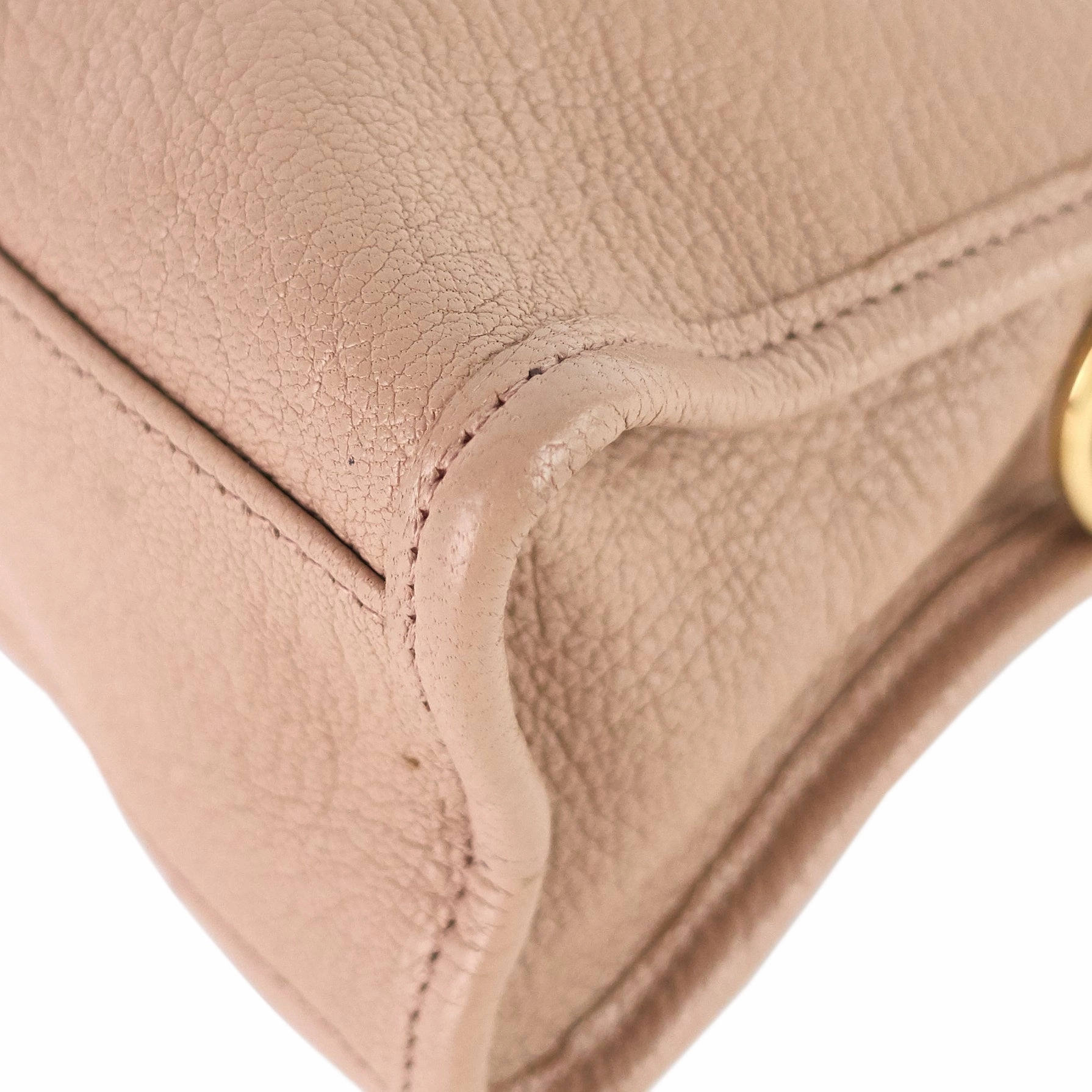 City Mini Metallic Edge Leather Bag