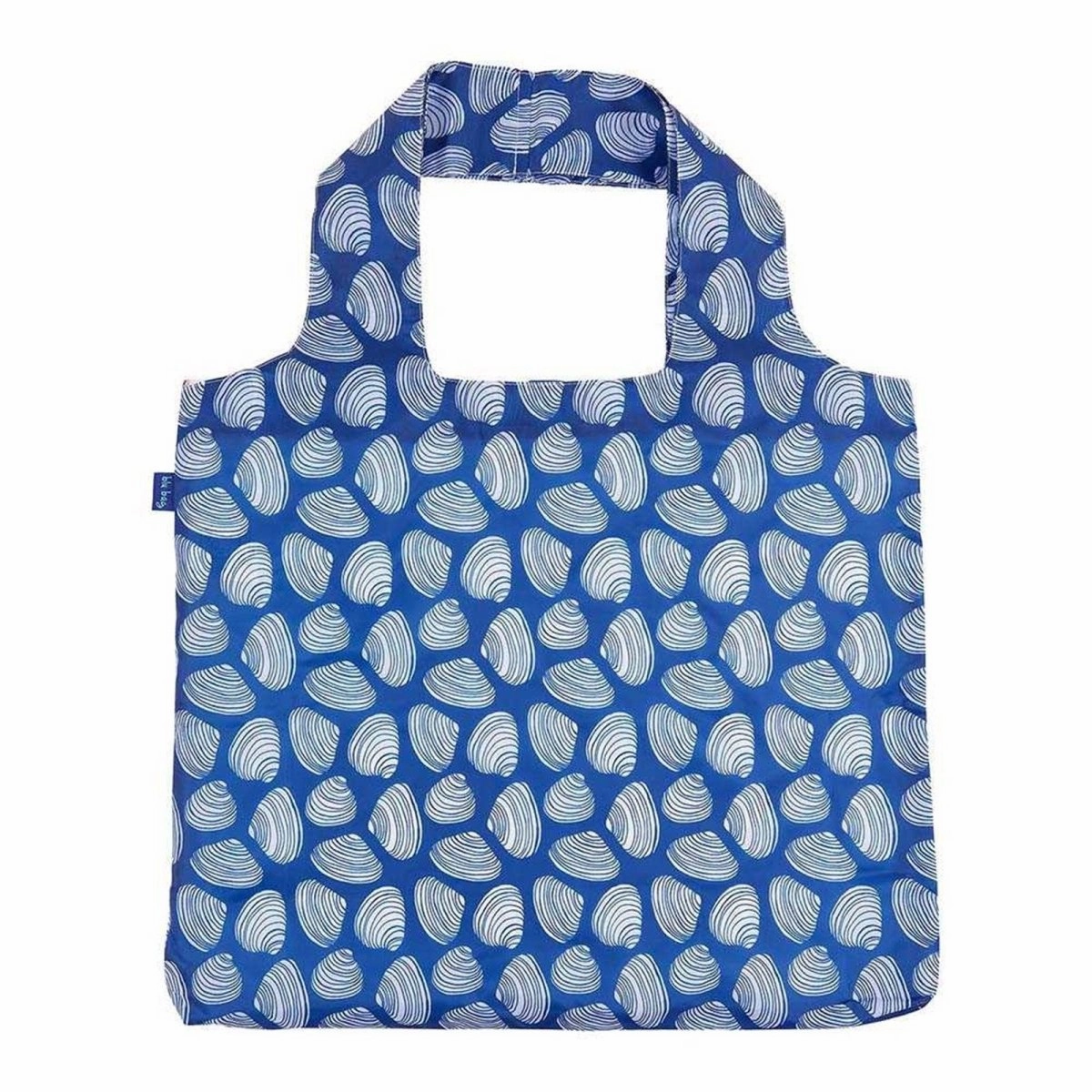 Clamshells Navy blu Reusable Shopping Bag-Machine washable