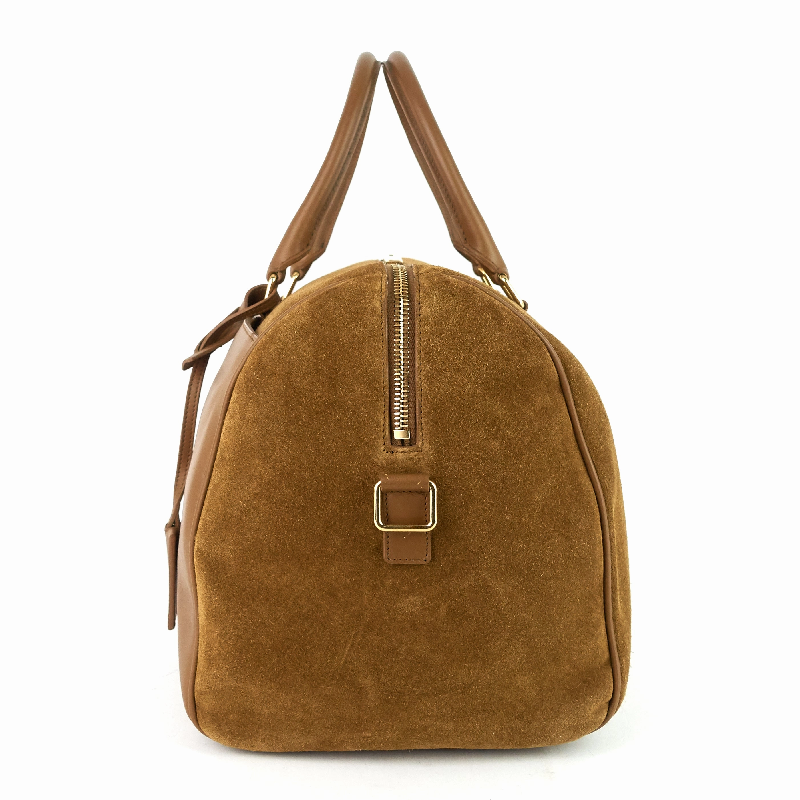 Classic 12 Suede and Leather Duffle Bag