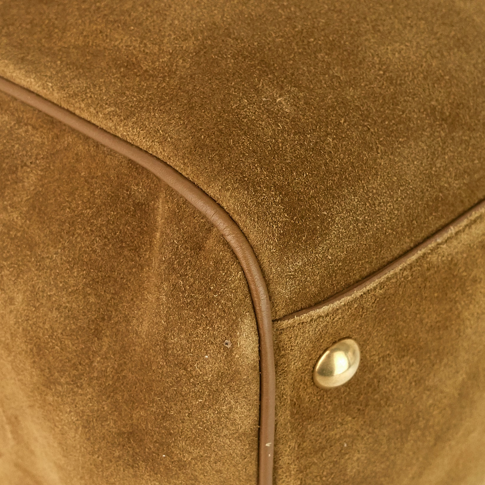 Classic 12 Suede and Leather Duffle Bag