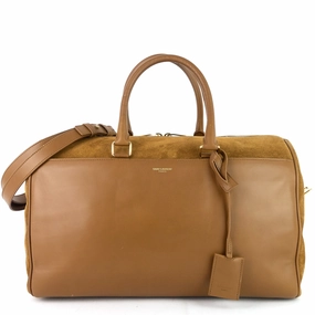 Classic 12 Suede and Leather Duffle Bag
