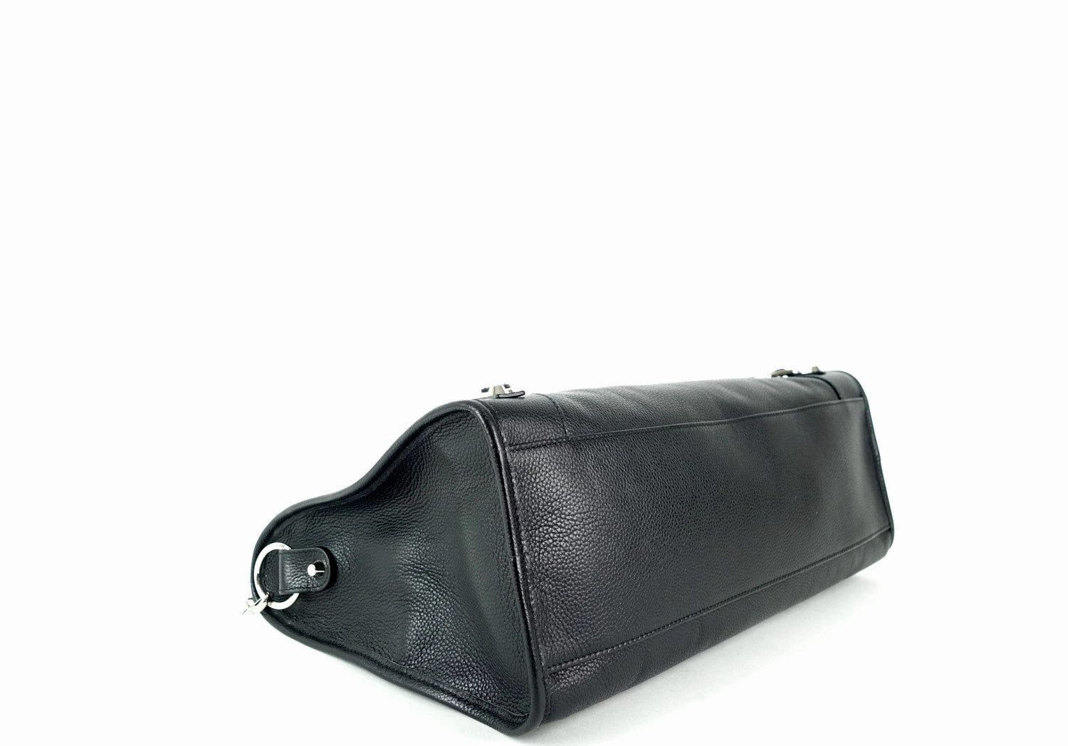 Classic Agneau Leather City Bag