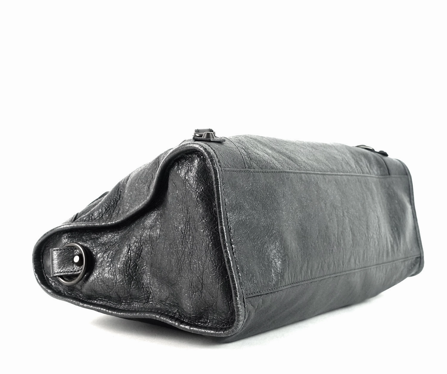 Classic Agneau Leather City Bag